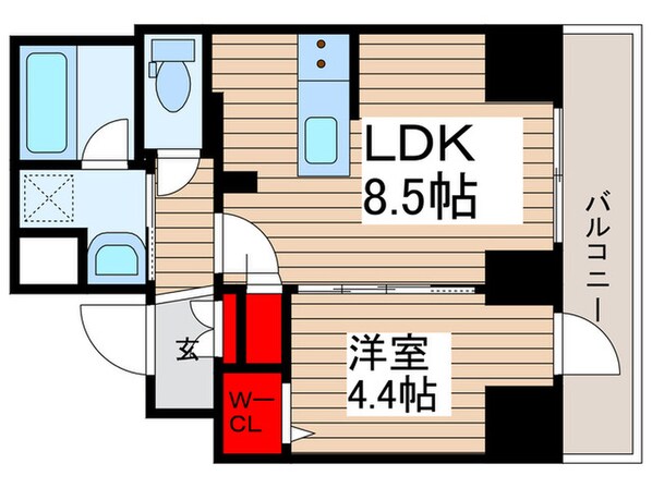 ティモーネ押上ノルドの物件間取画像